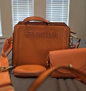 Steve Madden Bevelyn Crossbody Bag, Orange